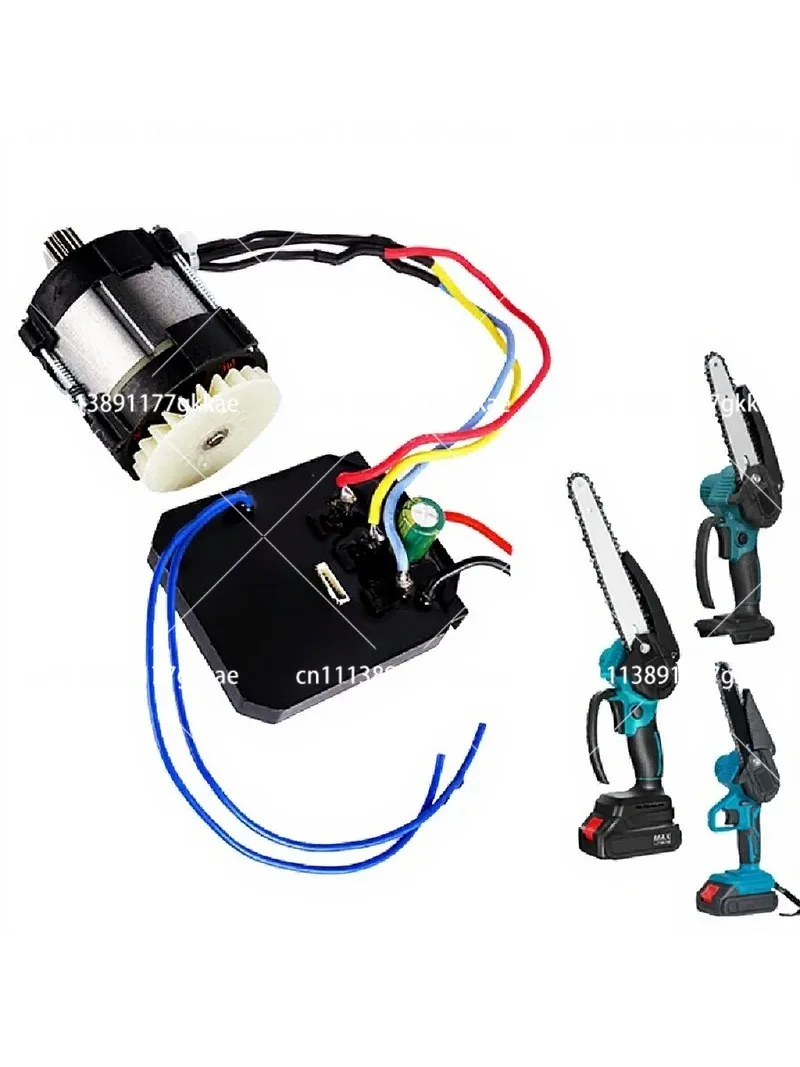 14 Inch Cordless Chainsaw 21V Brushless Motor Mini Electric Saw for Wood Cutting, Portable One-Hand Pruning Saw view 5