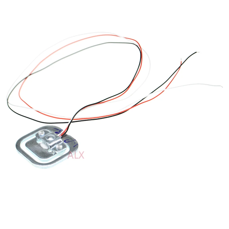 4PCS 50kg Body Load Cell Weighing Sensor Resistance Strain Half-bridge Total Weight Scales Sensors Pressure Measurement 34x34mm