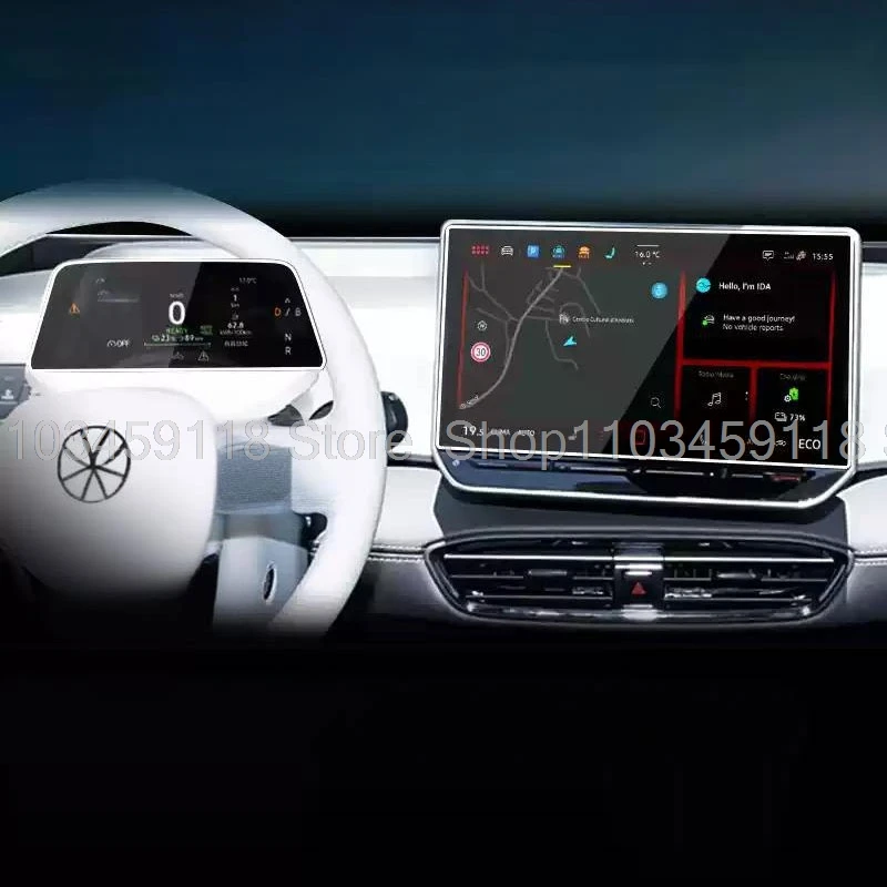 ل Volkswagen VW ID3 ID4/ID.3 ID.4 2025 2026 12.9 بوصة الملاحة نظام تحديد المواقع ولوحة القيادة 5.3 بوصة حماية فيلم الزجاج المقسى #2