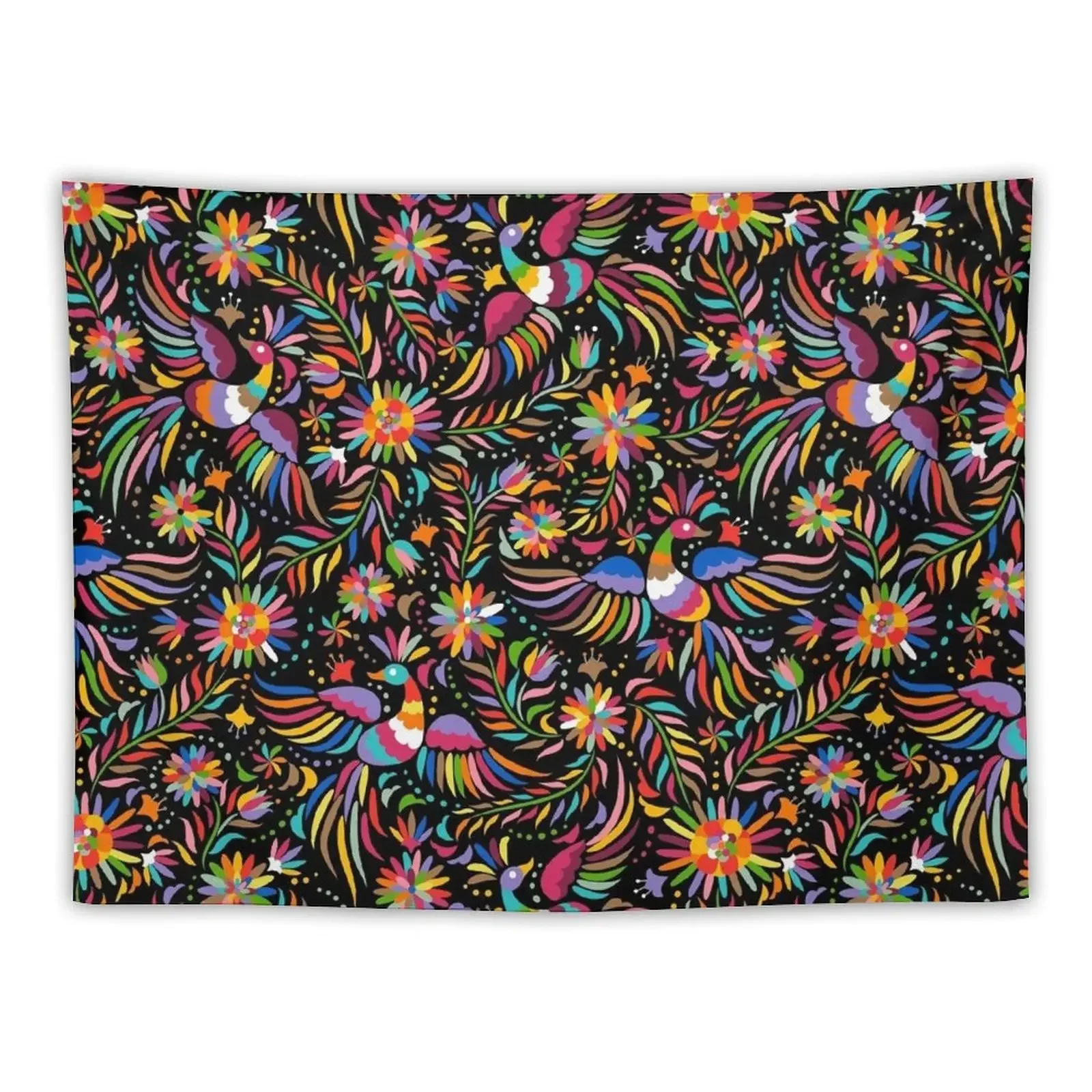 Mexican black pattern Tapestry Decoration For Home Wall Carpet Tapestry