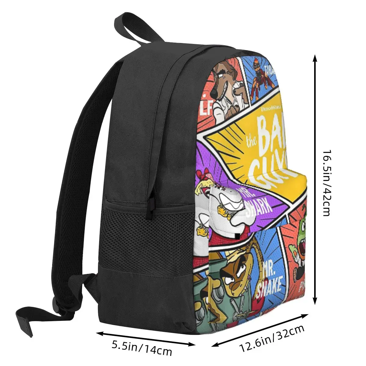 The Bad Guys Cute Backpack Daypack Large Capacity Kids BookBag School Bag Shoulder Bags for Men Women