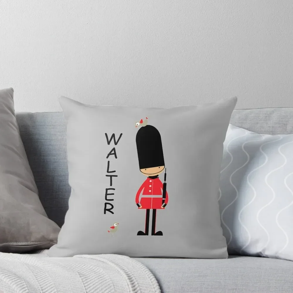 

Vintage Funny London Queen Guard United Kingdom Soldier Retro British Souvenir UK Gift Throw Pillow Plaid Sofa pillow
