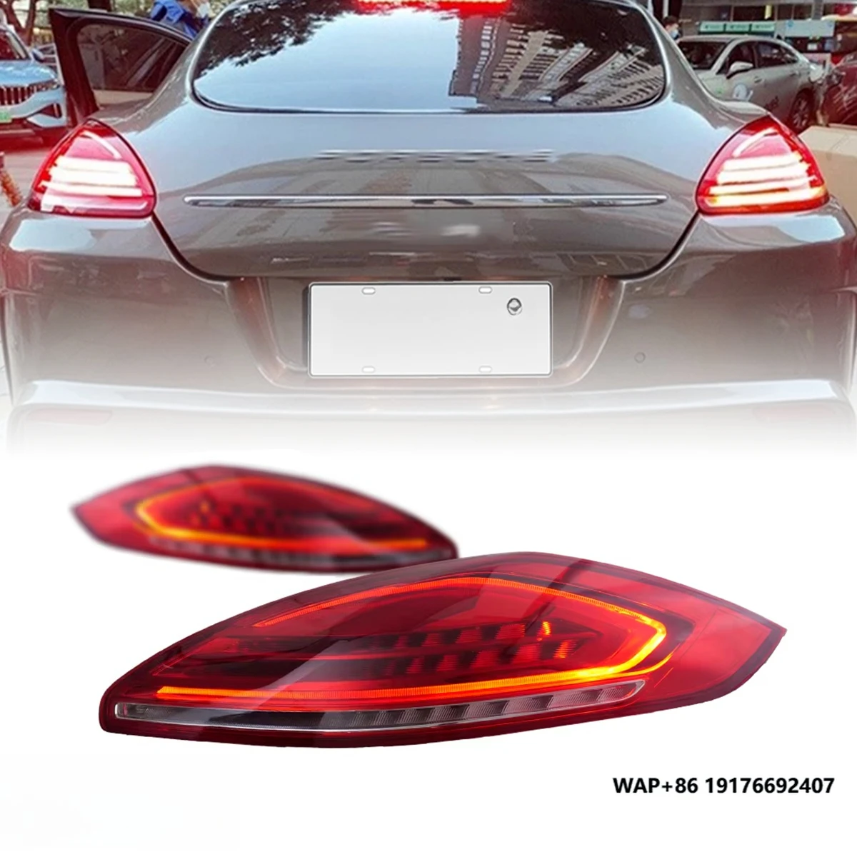 

Для 2010-2013 задних фонарей Porsche Panamera в сборе — модернизация для задних задних фонарей светодиодного поточного света