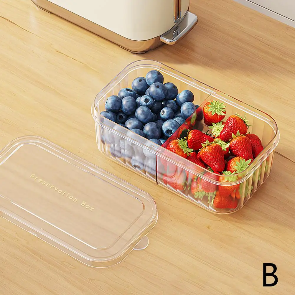 Refrigerator Freezing Antibacterial Storage Box Food-grade Dedicated Classification Sealed -keeping Box For Camping B9j9