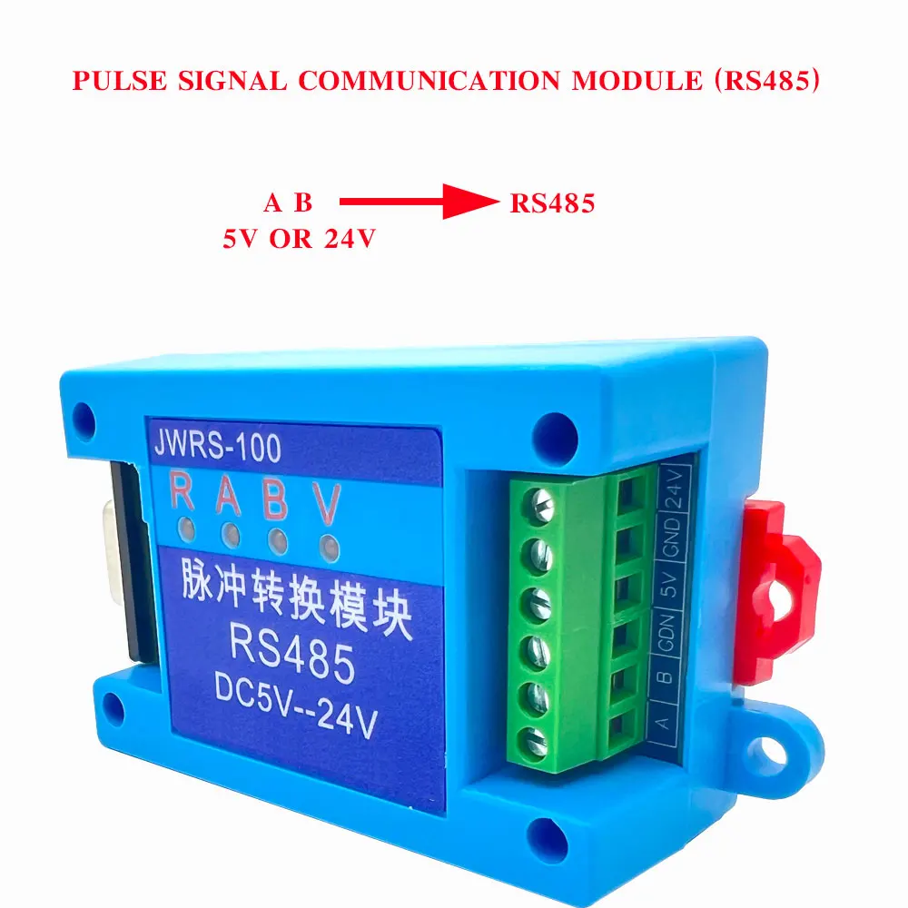 Imagem -05 - Codificador de Ângulo de Escala Linear Régua de Grade Conversor de Módulo de Comunicação Sinal de Pulso Ttl a b para Comunicação Rs485