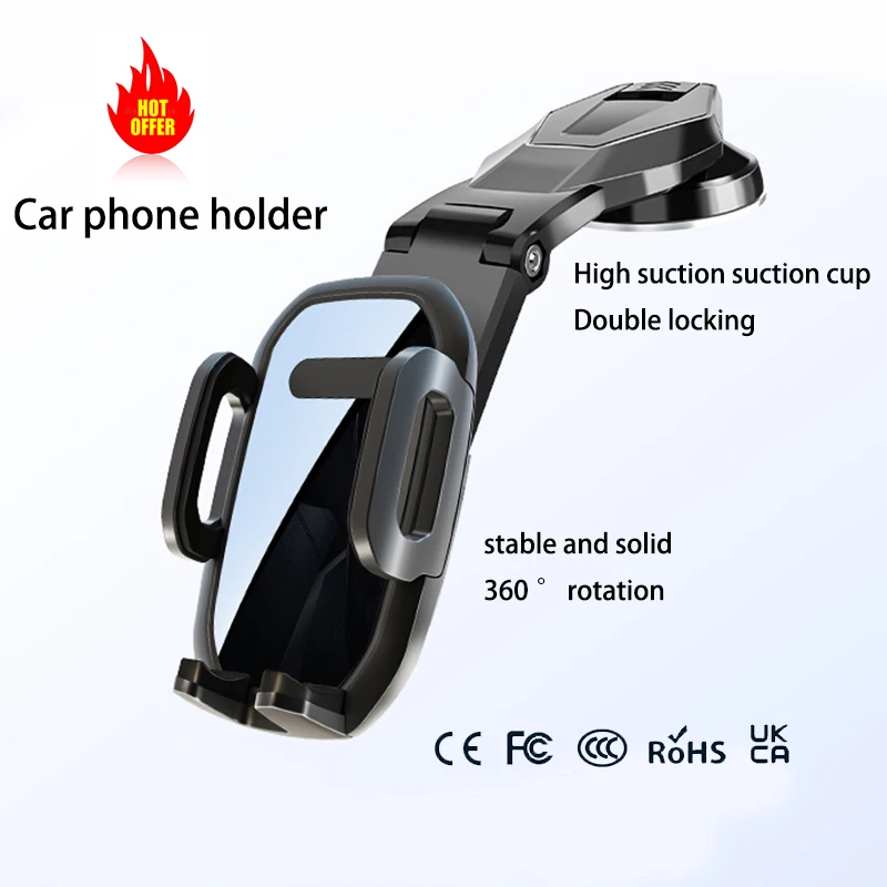 

360° 2025 New Foldable Vacuum Adsorption Magnetic Car Phone Holder Suction Cup Dedicated Navigation Phone Holder