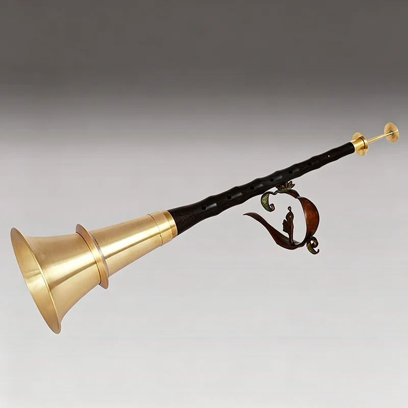 Handmade Ebony Suona Tradition Folk Playing Suona Horn Beginner Professional Practice Suonas Chinese Classic Musical Instruments