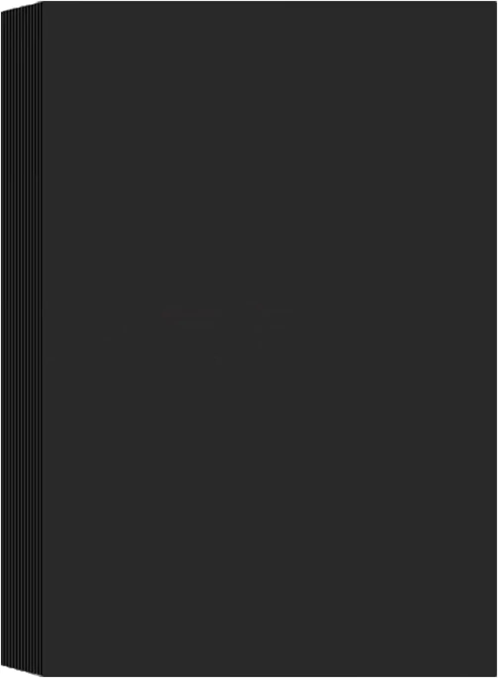

A4 Cardstock Paper, 50 Sheets 250gsm for Arts and Craft, Office & Stationery Use - Black
