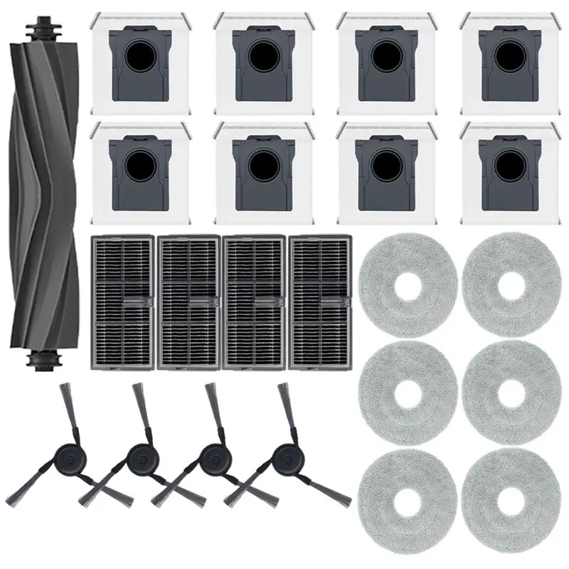 

Сменные основные и боковые щетки, фильтр, насадка для влажной уборки, мешок для сбора пыли для пылесосов Mova P50 Pro Ultra/Mova P10 Pro Ultra, аксессуары для пылесосов