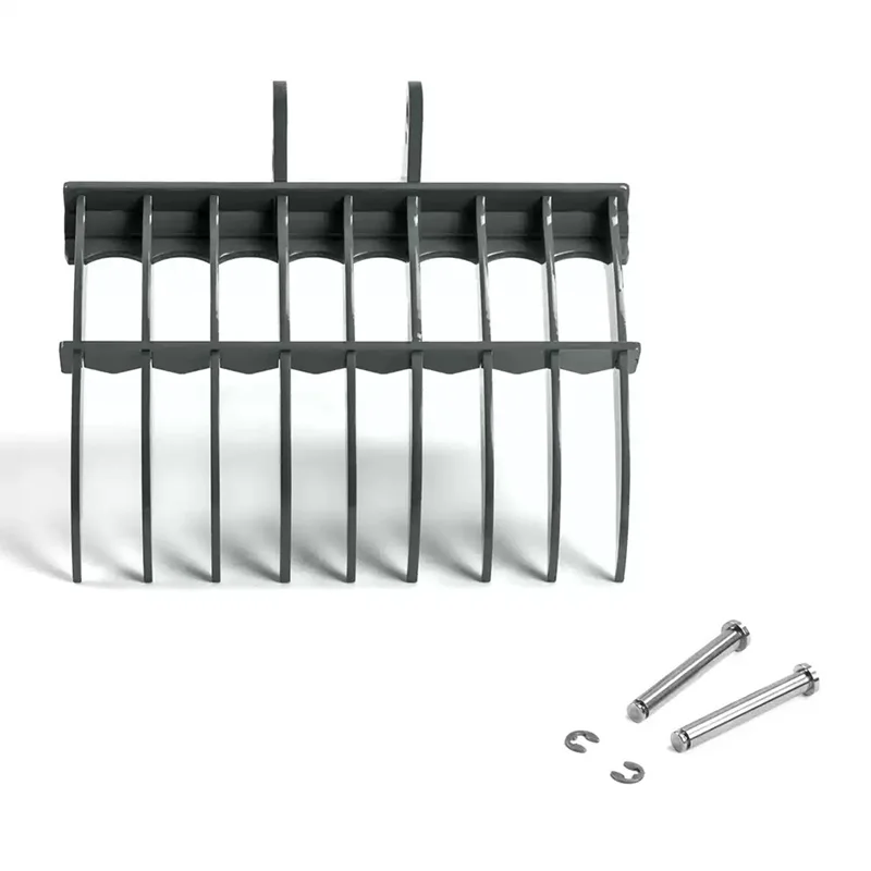 1/14 Scale Excavator Bucket Rake LESU Model ET35 Modified Quick- Detachable Metal DIY Upgrade Kit for Excavators Car accessories