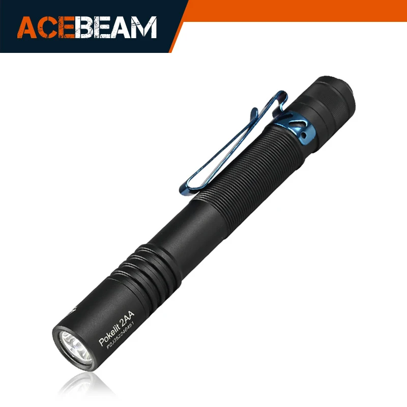 ACEBEAM Pokelit 2AA 600 High Lumens LED Flashlight, 519A LED Przenośna latarka EDC AA, 90+ High CRI Pocket Pen Light