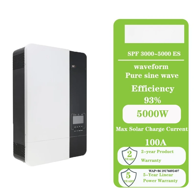 Growatt Solar Inverters SPF 5000ES Off Grid Inverter 5000W SPF5000ES Single-Phase 5KW Solar Inverter 3500w