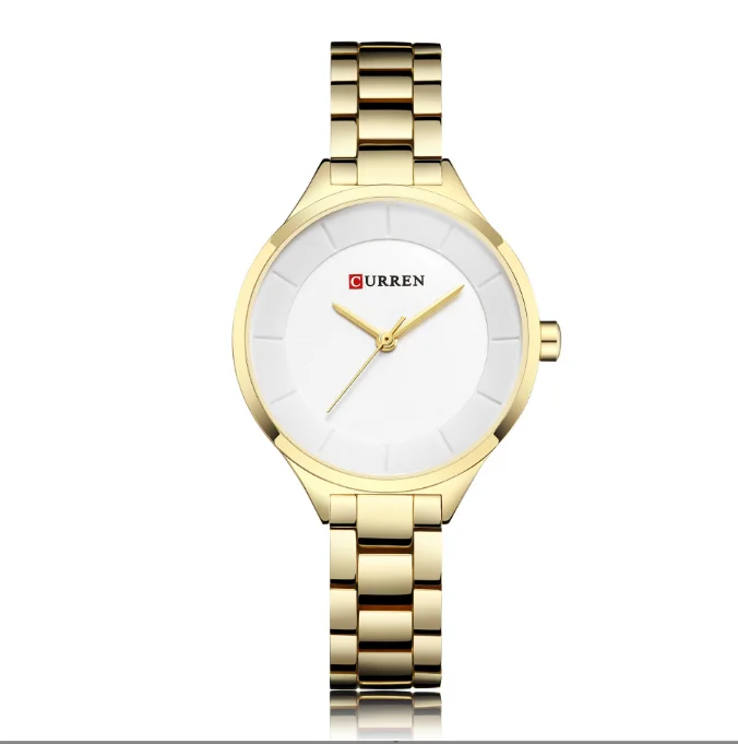 Niche Design for 2024 Hot Selling Waterproof Quartz Steel Strip Watch Korean Casual Women's Watch Ordinary Glass Mirror Material