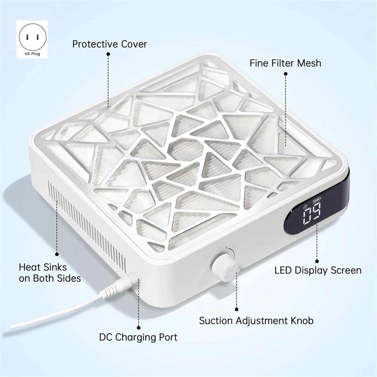For Lubluelu L279 Robot Vacuum Replacement Main Side Brush HEPA Filter Mop Pads Spare Parts Accessories