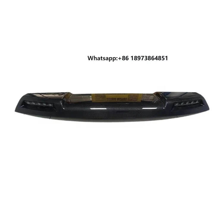 

Carbon Fiber Car Front Two-Eyed Roof Spoiler Top Light Spotlight Roof Spotlights for Land Rover Defender