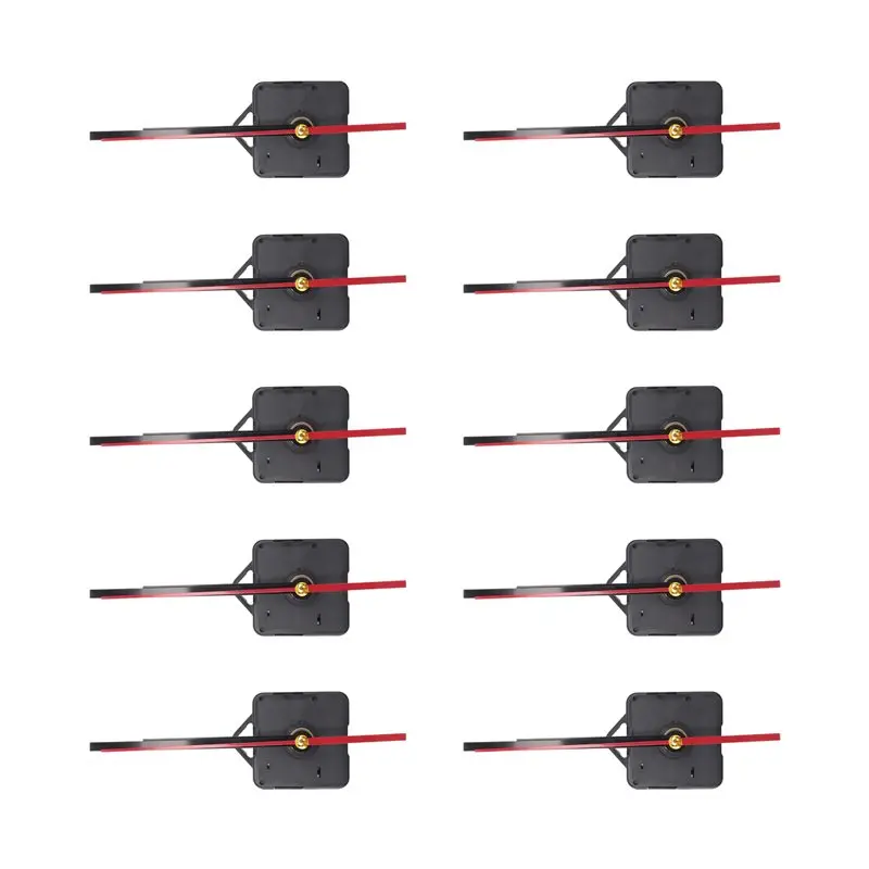 Exquisite-10 stücke DIY Uhr Bewegung Mechanismus Stille Quarz Wand DIY Uhr Hände Kit Reparatur Ersatz Werkzeug Teile