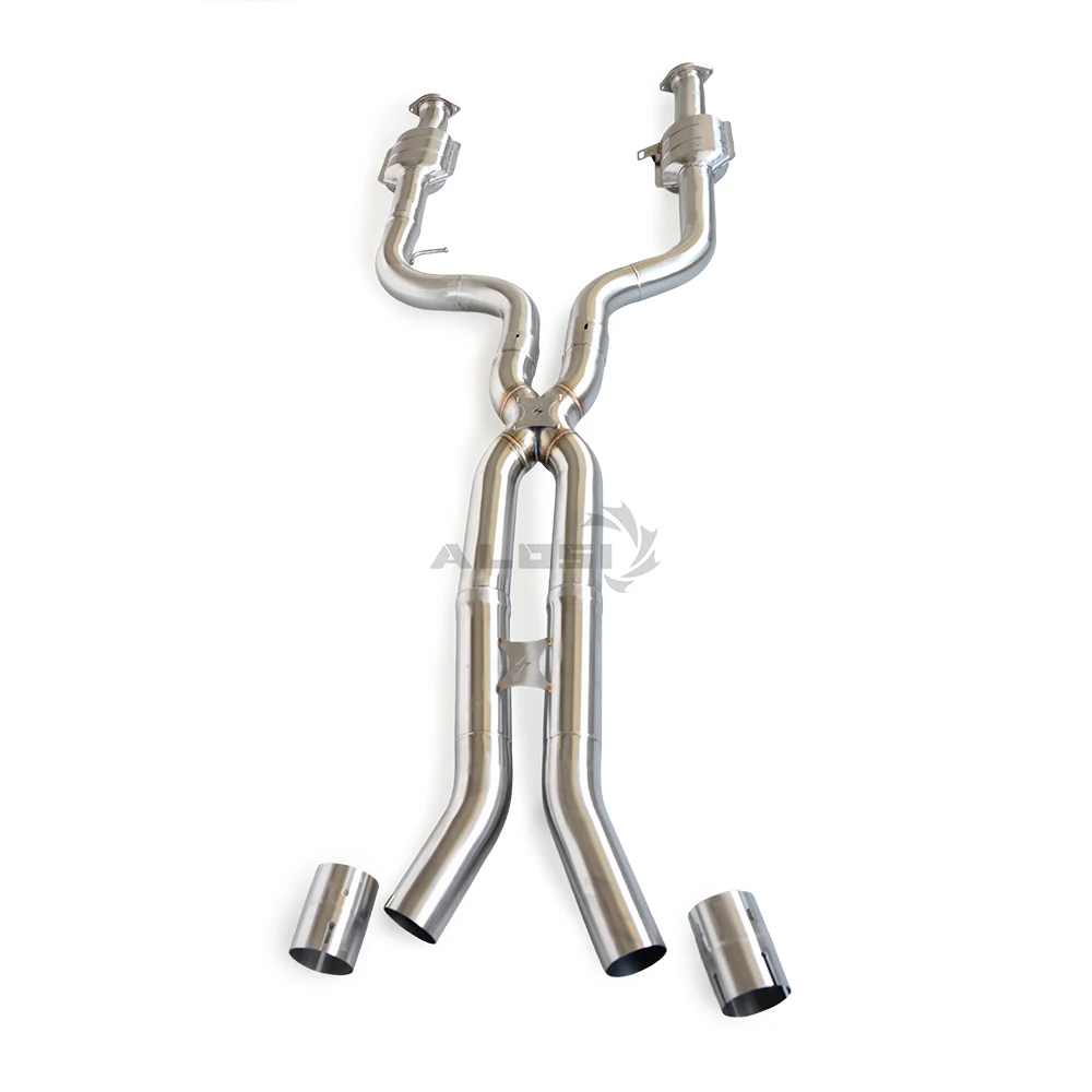 

For BMW M3 M4 G80 G82 3.0T 2021-2025 Stainless Steel Exhaust Middle Pipe Resonator Sound Wave Modification
