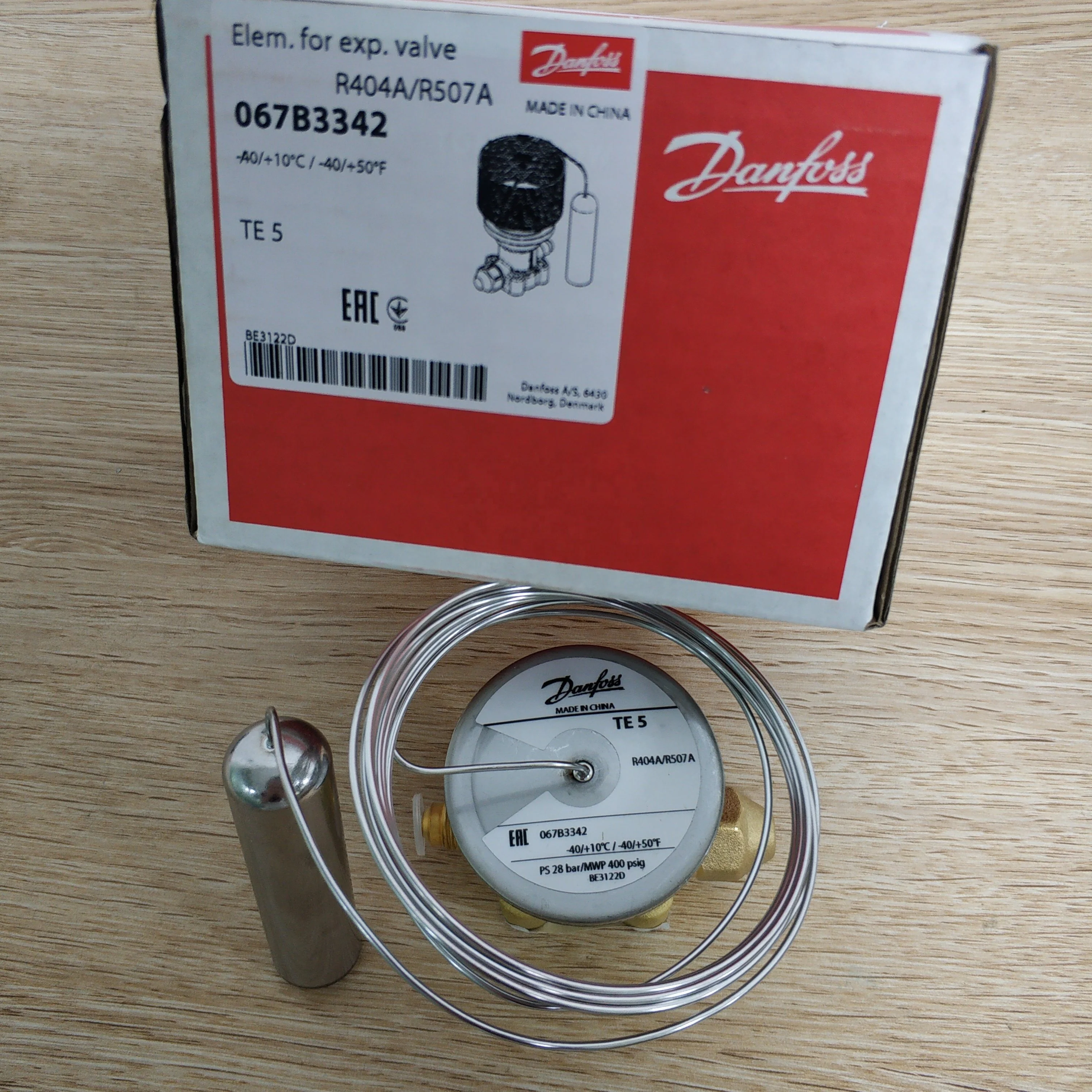 

Danfoss element for expansion valve 067B3342