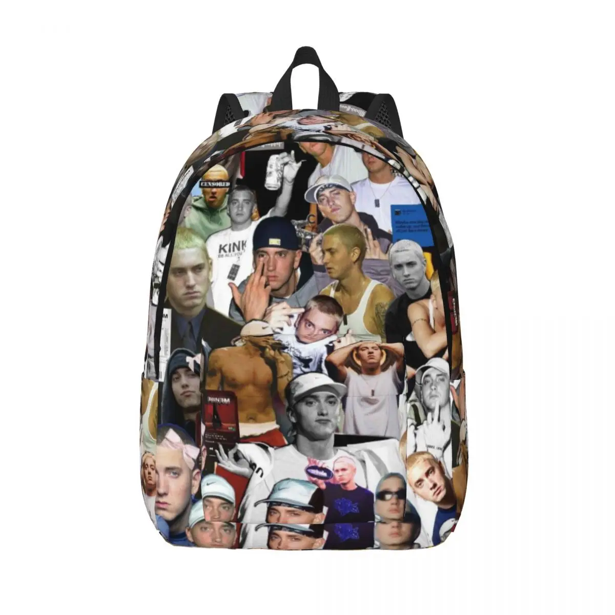 

Повседневный рюкзак Eminem с карманом для средней школы, деловой рюкзак для мужчин и женщин, сумка через плечо для колледжа