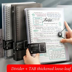 A4 Metal Binder B5 Notebook Detachable Ring Book A5 Ledger Pp Shell Student Notepa Binderd Folder Organizer For Home Documents