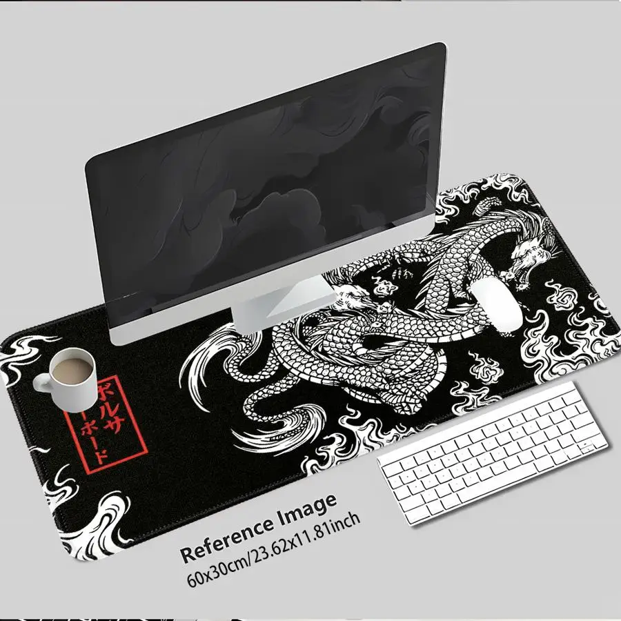 

Cool Dragon Mouse Pad Game Console Pad Keyboard Mouse Pad office Pad Desk accessories Computer Laptop Pad overlock