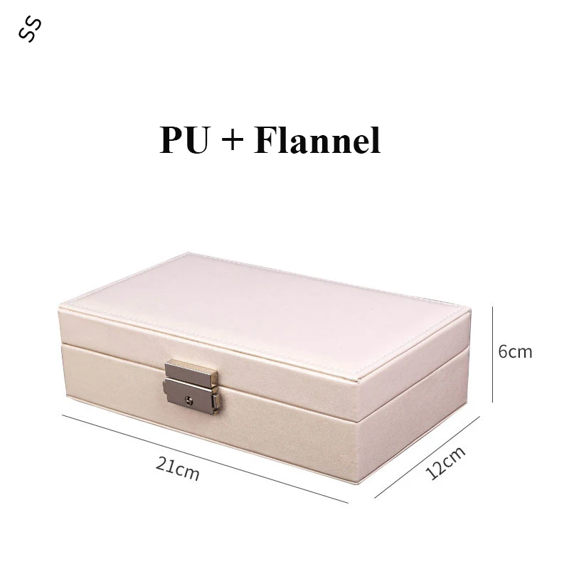 Jewelry Packing & Displays for Women's Neckalce Earring Ring Accessory Portable Storage Boxes Fashion Waterproof Carrying Cases