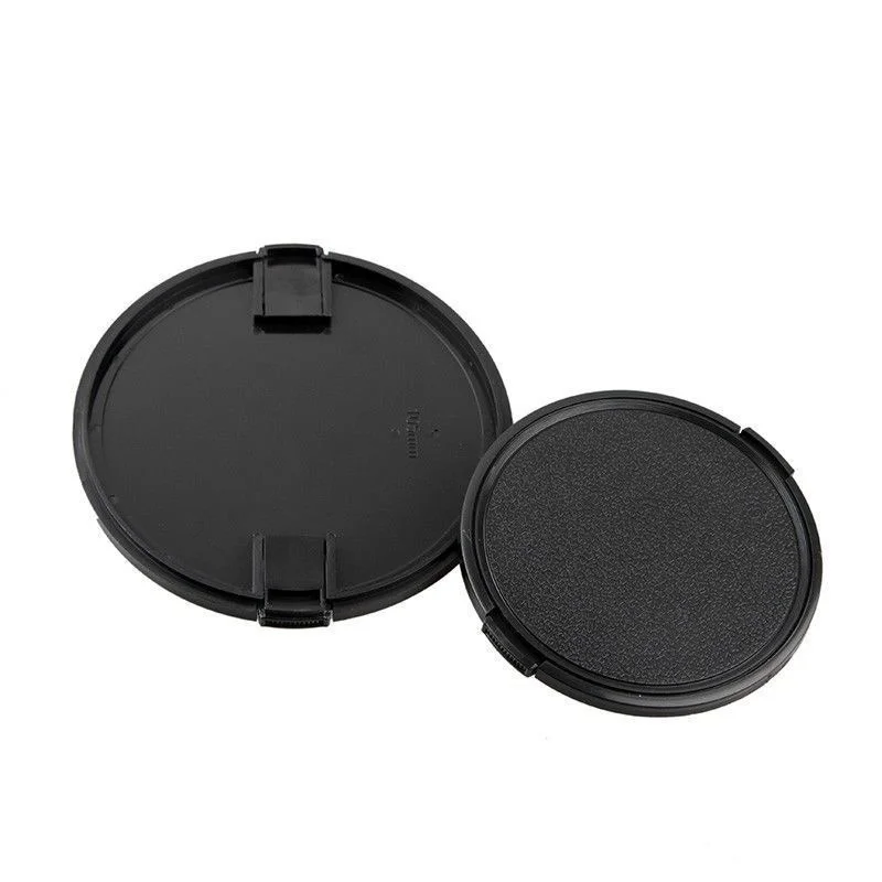 

For Canon EOS R7 1D Mark III 7D 760D 100D M3 Rebel T4i DCS 5 Camera Lens Cap Protective Cover Center Pinch Snap-on 49mm 52 55 58
