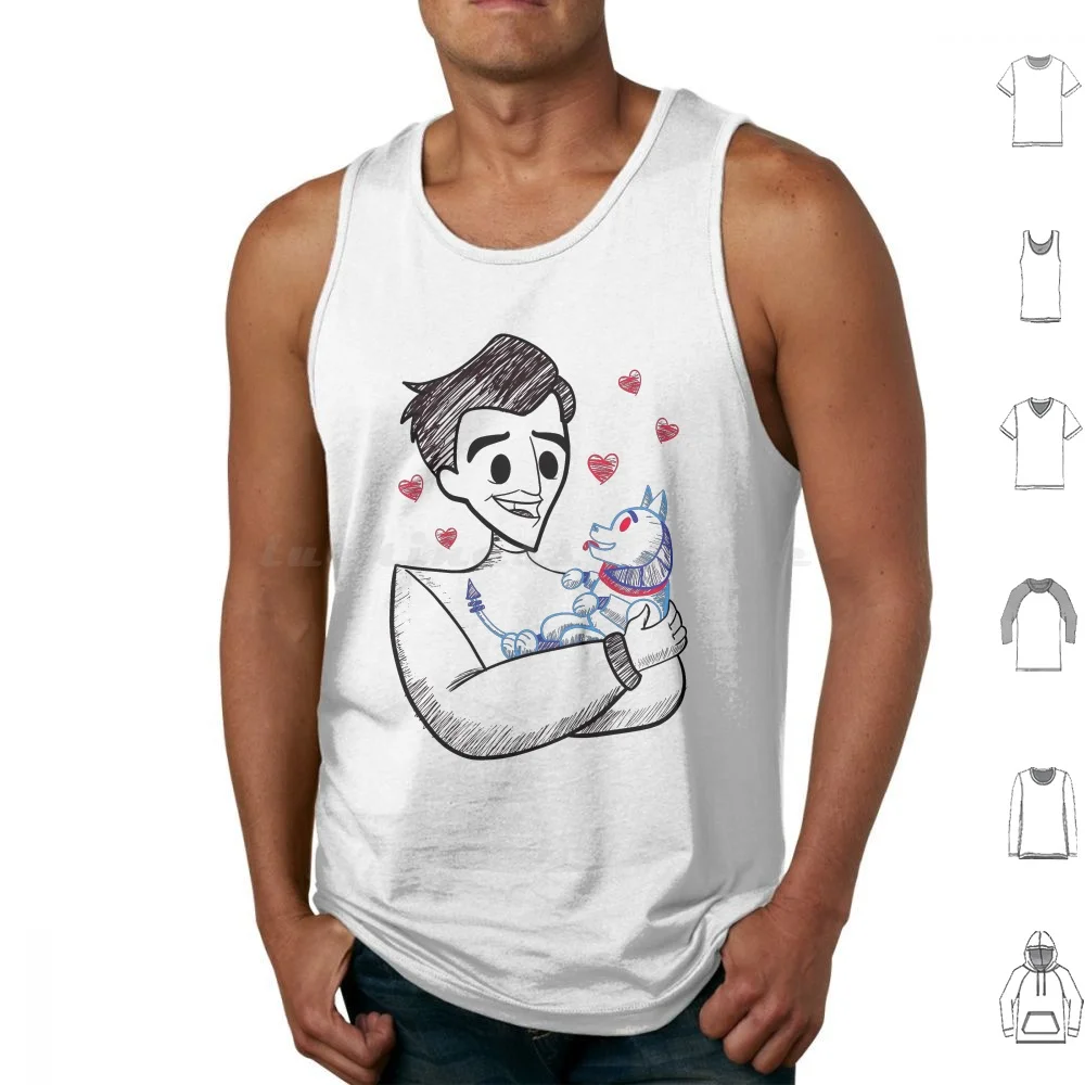 Ty Parsec Tank Tops Print Cotton Ty Parsec Wirewolf Blosc Star Command Buzz Lightyear Of Star Command 00scartoons Puppy