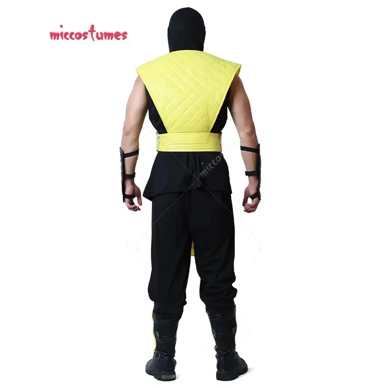 

25COSMen's Sub-Zero Halloween Cosplay Costume with Face Covering for Men