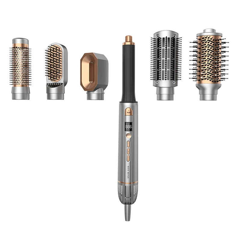 

Hot sell Professional 5 In1 Hair Straighter Drier Mounted Electric Hair Drier Brush for Home