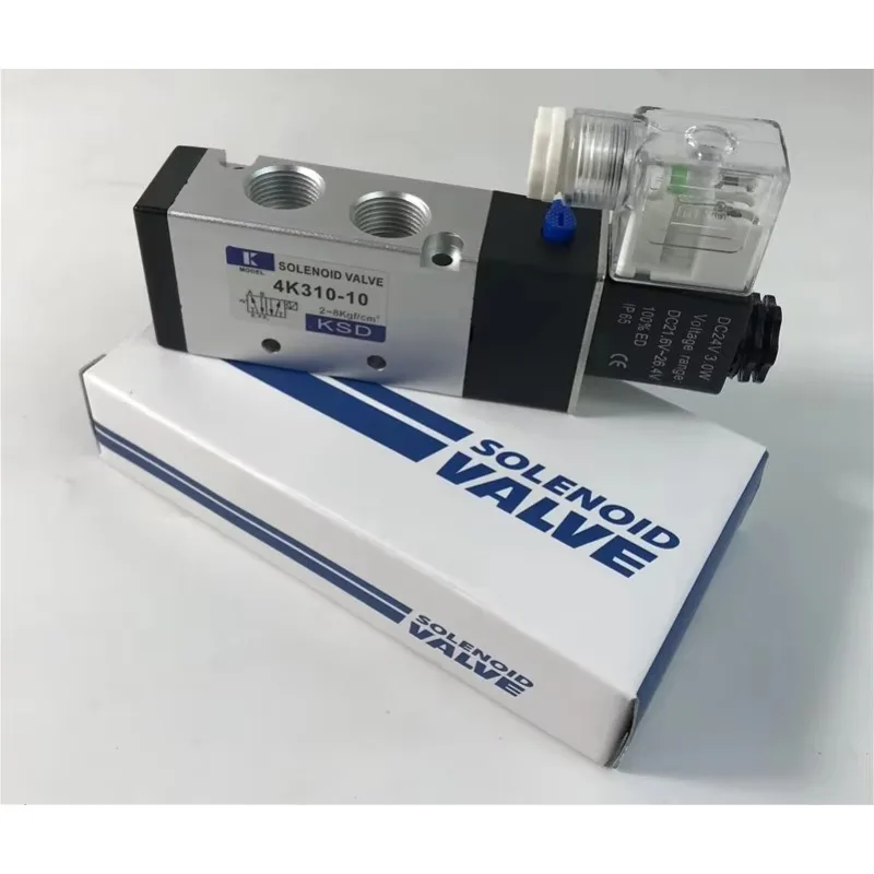 Pneumatic solenoid valve 4K210-08 4K310-10 4K410-15 directional valve 2-position 5-way
