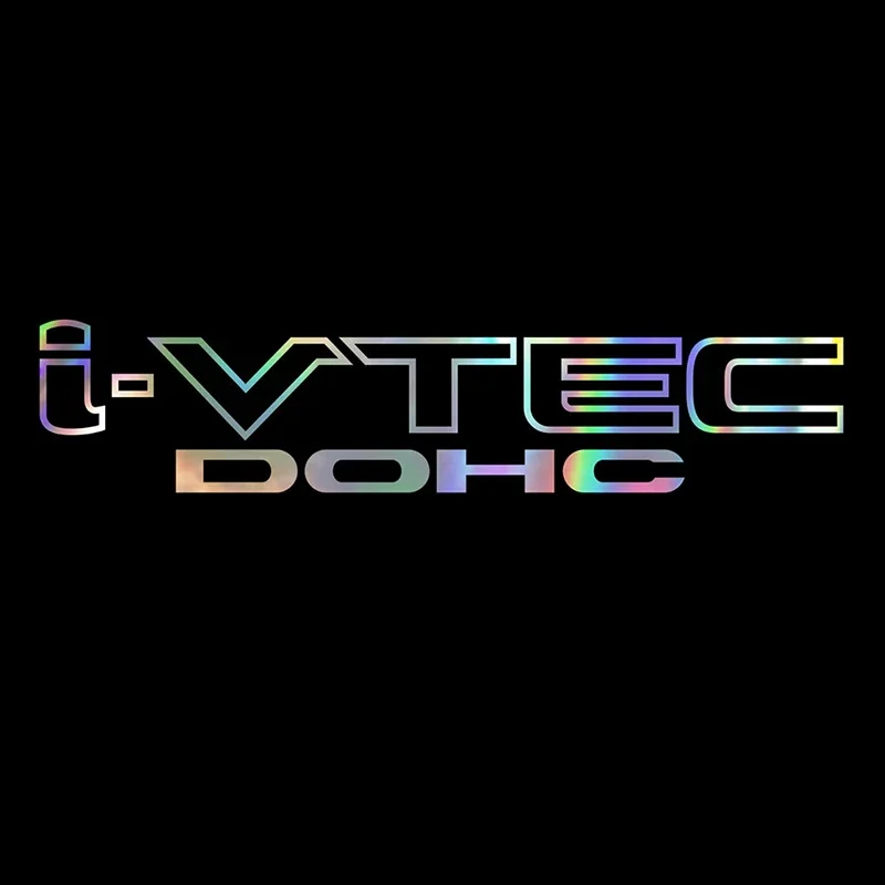 I-vtec Dohc المجسم النفط بقعة Chome الزجاج الأمامي ملصق ل JDM Mugen ملصق مائي سيارة دراجة نارية اكسسوارات شارات الفينيل