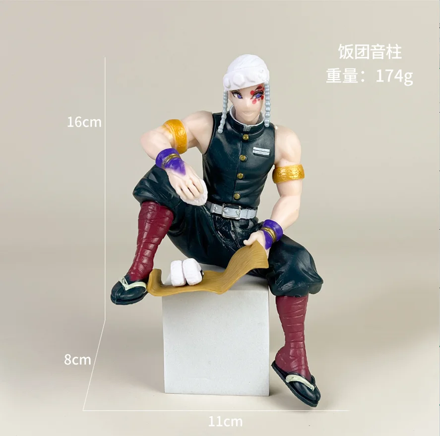 Hot Anime Demon Slayer Sit Eating Hochwertige Reisfigur Alle Stile Tanjiro Nezuko Kyoujurou Tengen Tokitou Muichirou Figur – Detail 10