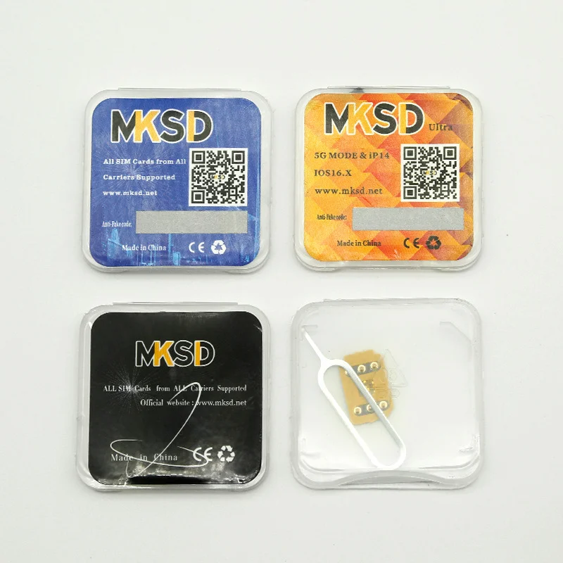 Las últimas pegatinas de tarjetas de desbloqueo MKSD Ultra V5.5 para IPhone 6/7/8/X/XS/XR/XSMAX/11/12/13PM todas las series MKSD negro/MKSD azul