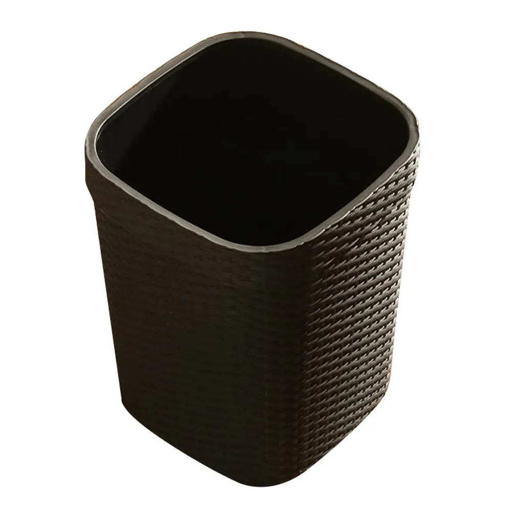 

Household Trash Can Plastic Fine Craftsmanship Multi-Function Storage Organizer Office Bathroom Waste Container
