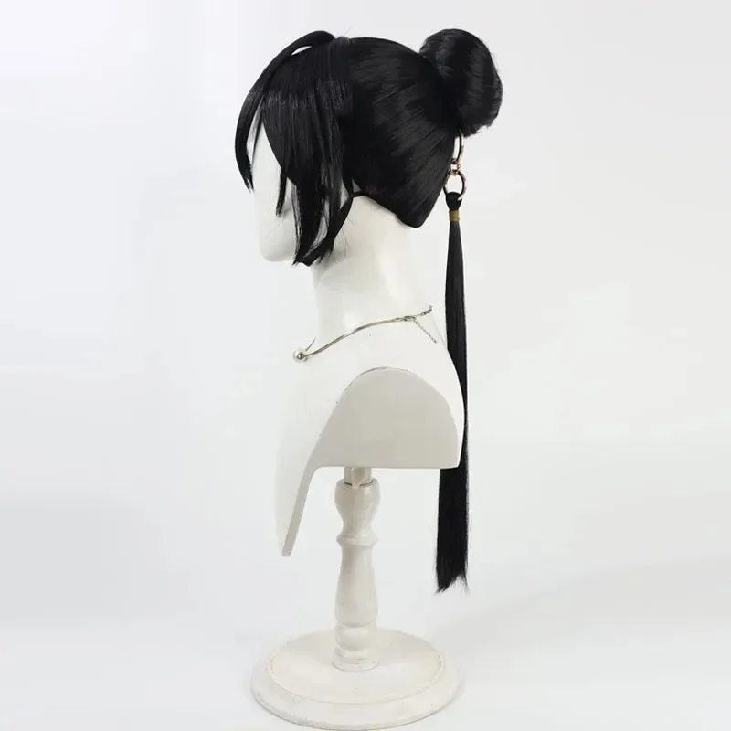 لعبة Umamusume: Pretty Derby Katsuragi Ace تأثيري ذيل حصان أغطية الرأس شعر أسود مجعد النساء الفتيات جديد المعبود لعب الأدوار Wigx,5;d'2.