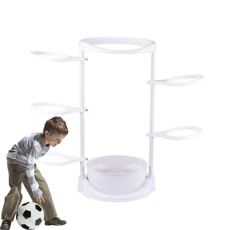 

Soccer Ball Storage Rack Vertical Ball Storage Rack Ball Sports Equipment Storage Rack Metal Ball Display Racks Sturdy Space