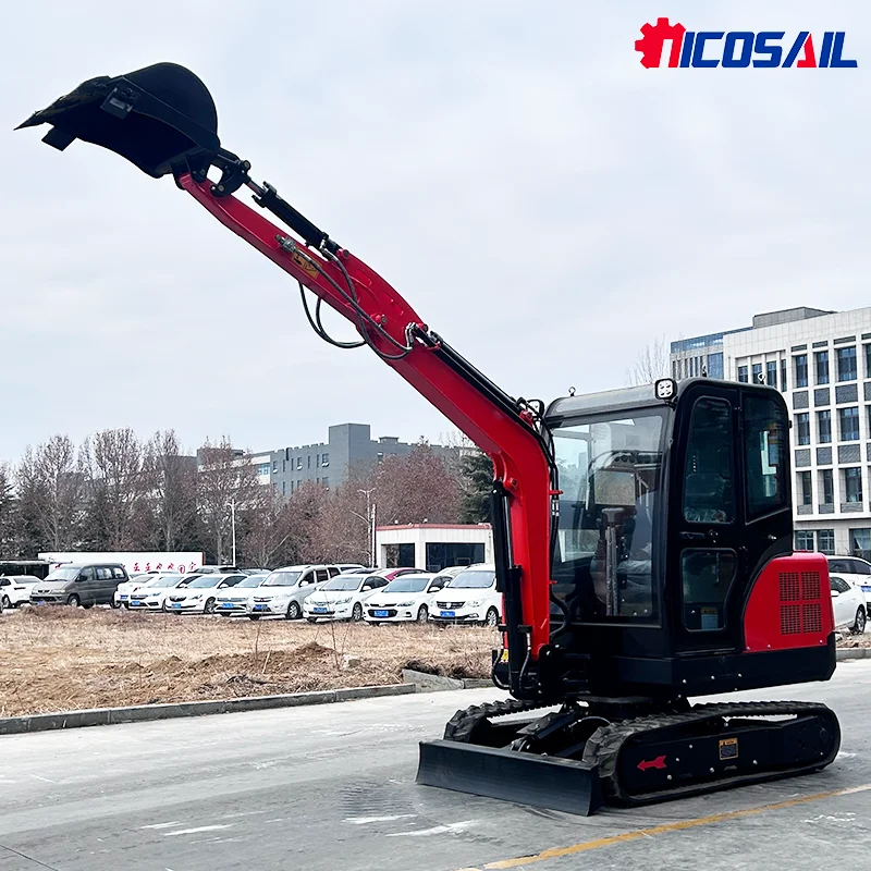 

Hot sell 3.0 ton Mini Excavator Optional Kubota Engine small Excavator 2.0 Ton 2.5 Tons Garden Digger Excavator