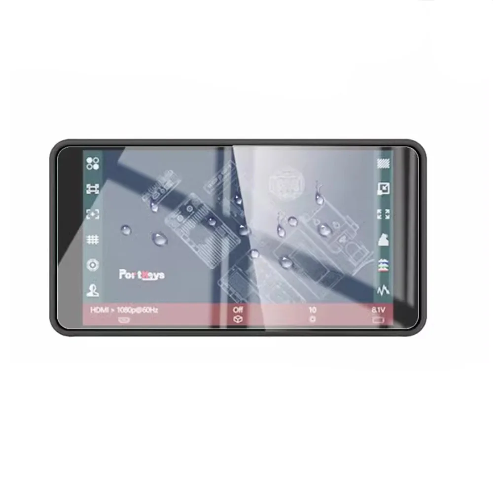 Protector de pantalla Premium a prueba de arañazos, película de vidrio templado para Monitor de Portkeys PT5, PT5II, P6, PT52, PT6, BM7IIDS, 9H