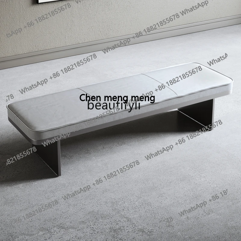 

Italian light luxury bench, modern simple home shoe change, bedside bench, bedroom bench, cloakroom bench H H