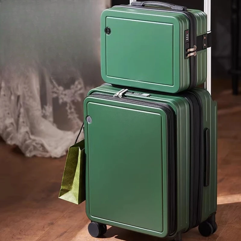 

14 inch ultra-small suitcase portable cosmetic case can be hung in the suitcase