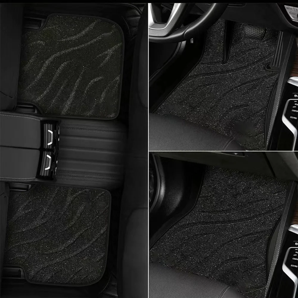 4PCS Starry Sky Blanket Custom Car Floor Mats For Mercedes Benz E-CLASS W212 W213 W214 E300 Auto Carpets Accessorie Floor Liners view 3