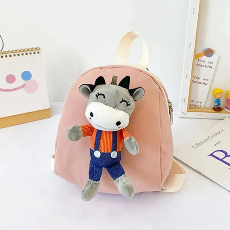 Asilo Mini zainetto simpatico cartone animato vitello ragazzo zaino borse da scuola Mochila Escolar borsa per bambini borsa per libri in Plecak borsa per bambini