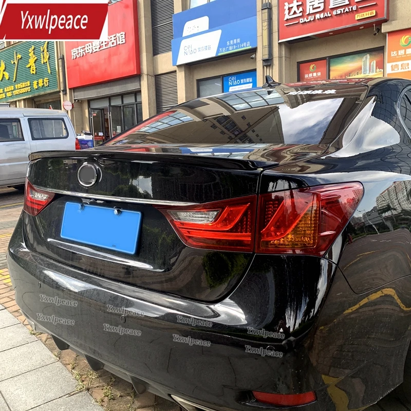 

Для Lexus GS GS300 GS350 2012 2013 2014 2015 2016 2017 ABS Материал праймер цвет спойлер для багажника спортивный комплект аксессуары