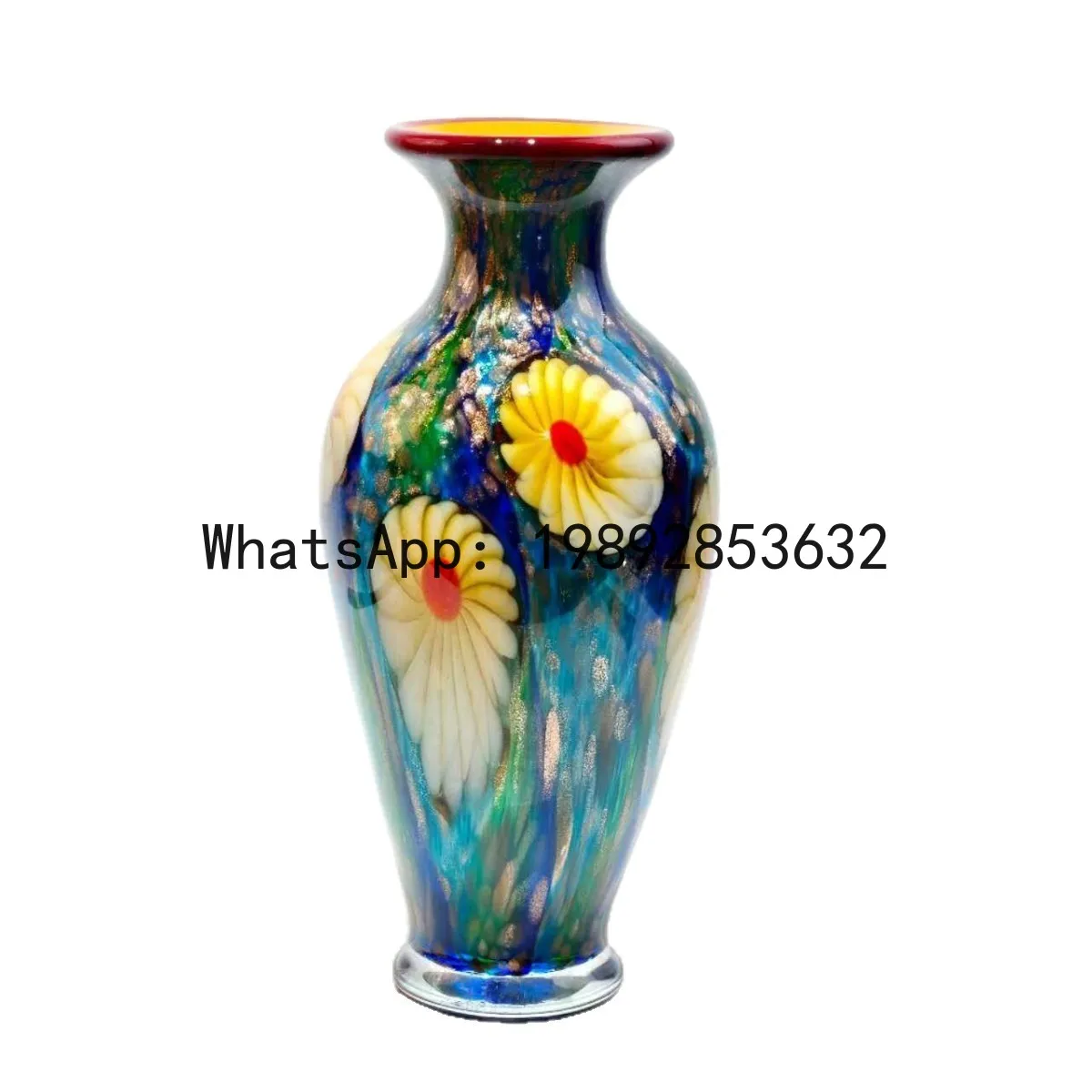 

PYJ new Chinese vase hand-painted pastel European color flower arrangement crafts