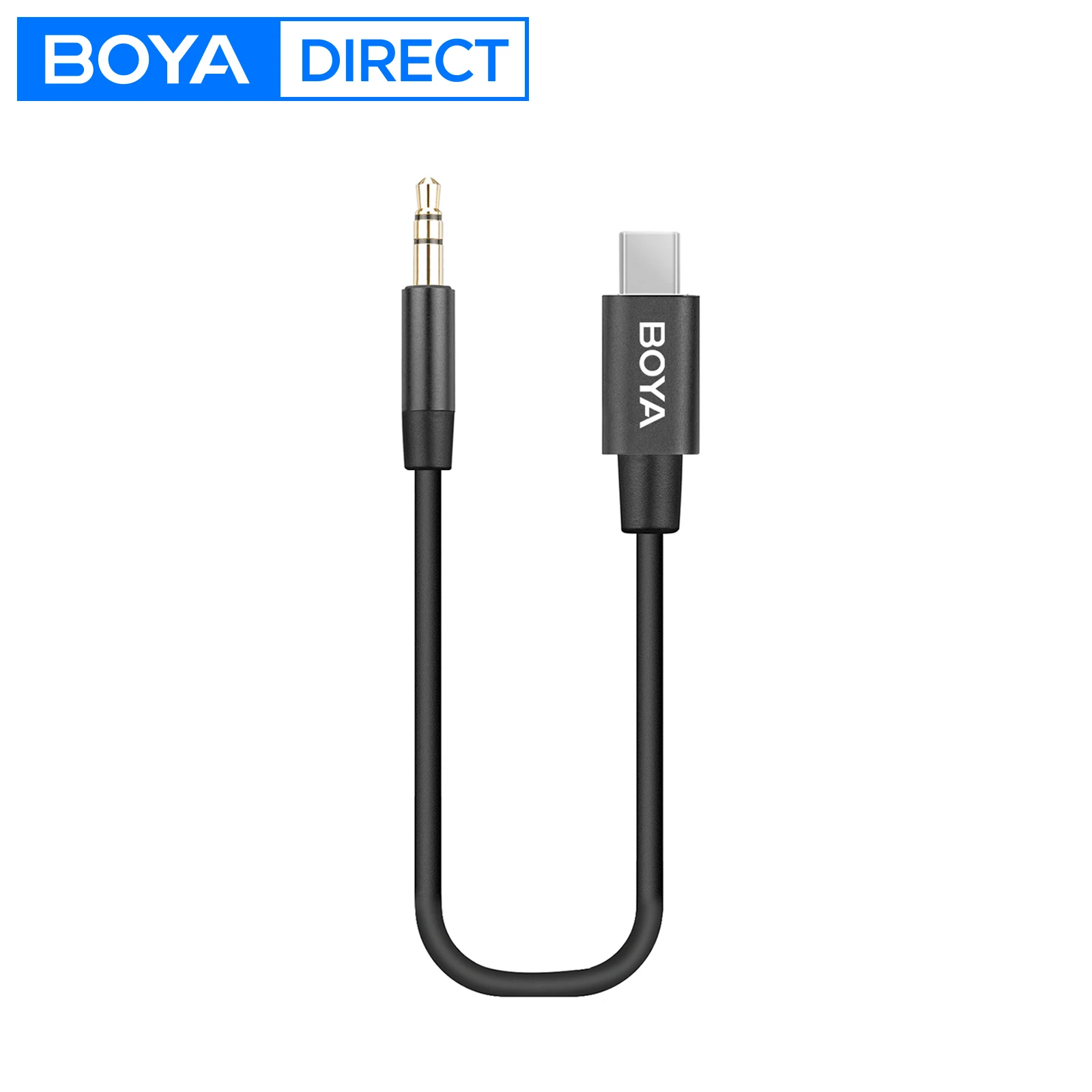 

BOYA BY-K2 20 см микрофонный аудиокабель 3,5 мм TRS (папа) на Type-c (папа) для Android ПК, компьютера, ноутбука, USB-C устройств