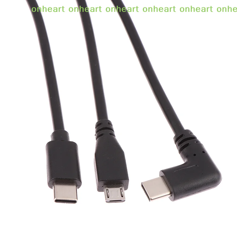 [C]Micro USB to Type C 3.1 Female USB 3.1 Male Extension Cable Upgrade Cord for Extending Charging Distance at Home Office