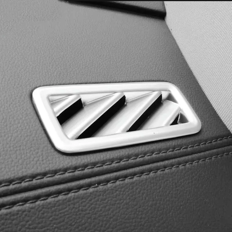 LHD For VW Volkswagen Teramont Atlas 2017 2018 2019 2020 Car Cover Frame Lamp Trim Front Air Conditioning Outlet Vent 2PCs