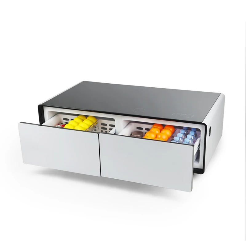 Smart Furniture Mini Bar Multifunctional Side Table Refrigerator With Music Player Smart Coffee Table