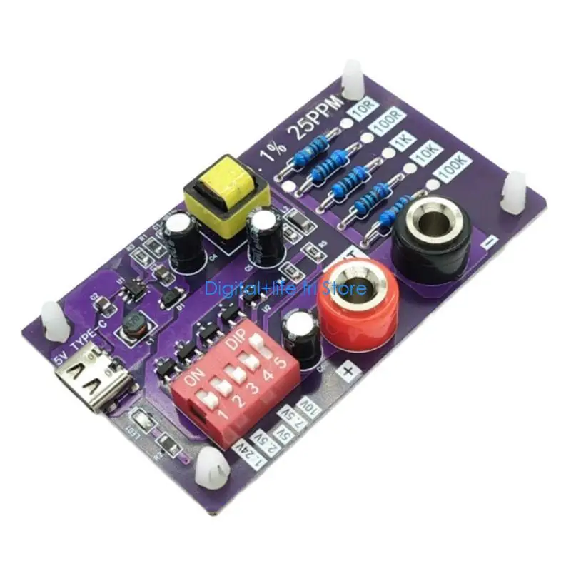 E06D Multimeter Calibration Board 1.24V/2.5V/7.5V/5V/10V 5 Channel Resistance